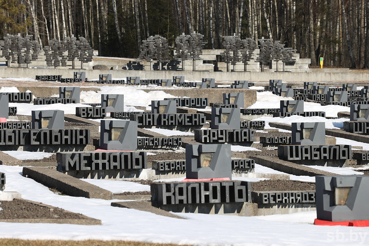 Khatyn memorial today — cemetery of urns